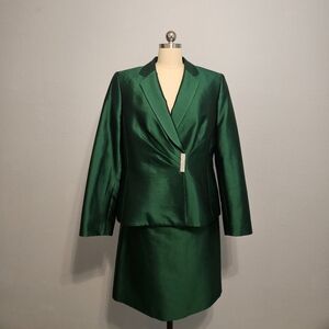 Tahari Emerald Green Women's Blazer And